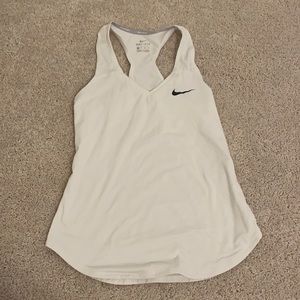 Nike Court Women XS White Tank dri-fit Perfect Con